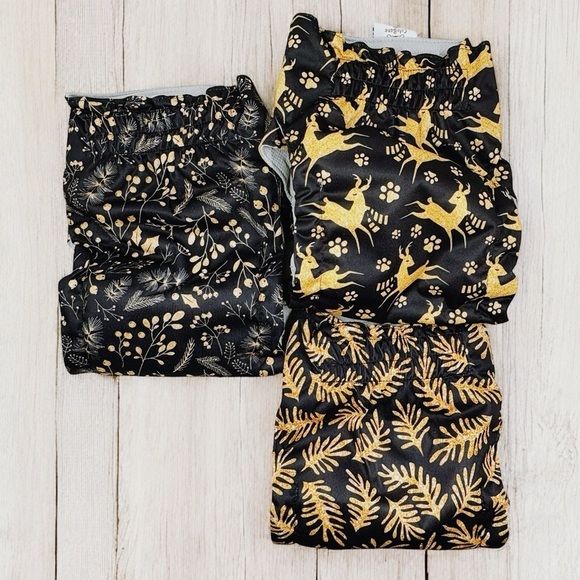 CuteBone Dog Diapers Male Puppy Belly Bands Washable 3 Bands Cute Print New Med. - Picture 11 of 12